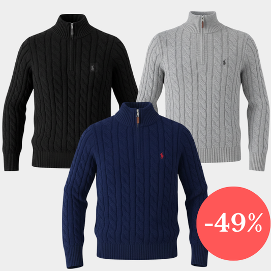 Kaschmir Zopfmuster Pullover – Ausverkauf