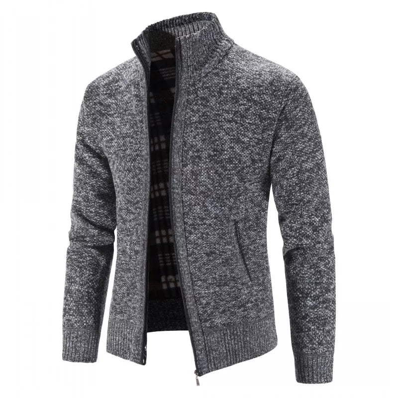 Herren-Cardigan Casual Crochet