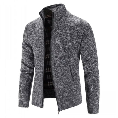 Herren-Cardigan Casual Crochet