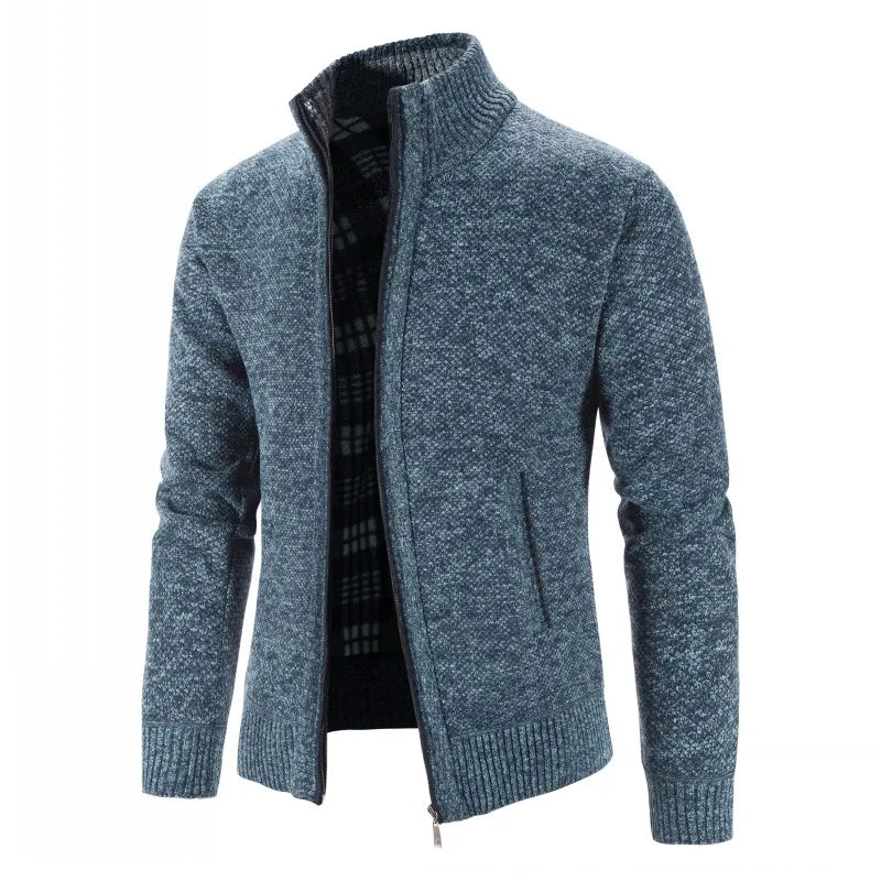 Herren-Cardigan Casual Crochet