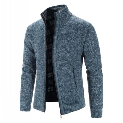 Herren-Cardigan Casual Crochet