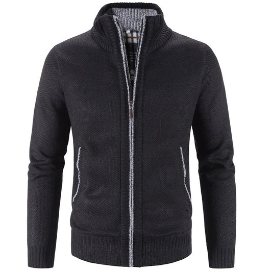 Herren-Cardigan Casual Crochet