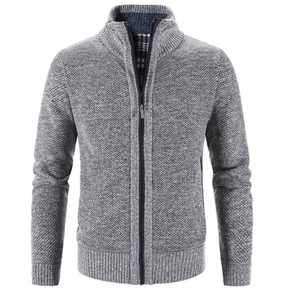 Herren-Cardigan Casual Crochet