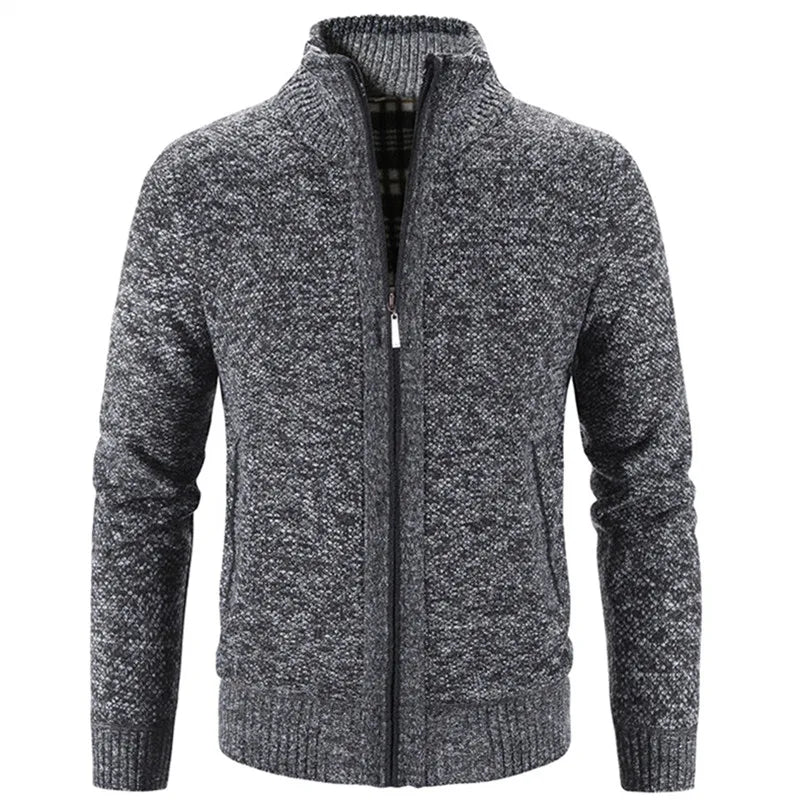 Herren-Cardigan Casual Crochet
