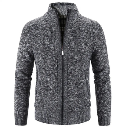 Herren-Cardigan Casual Crochet